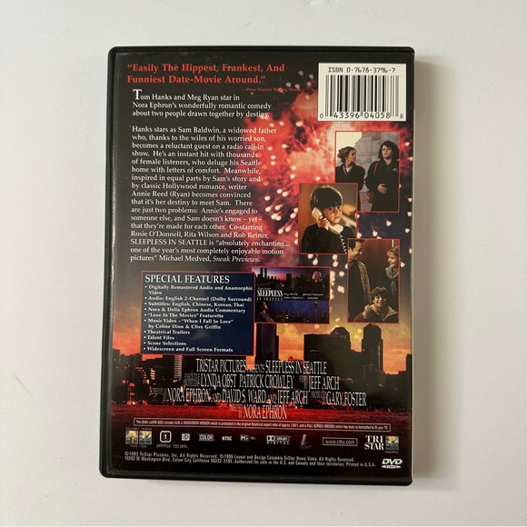 Sleepless in Seattle DVD - Picture 3 of 3